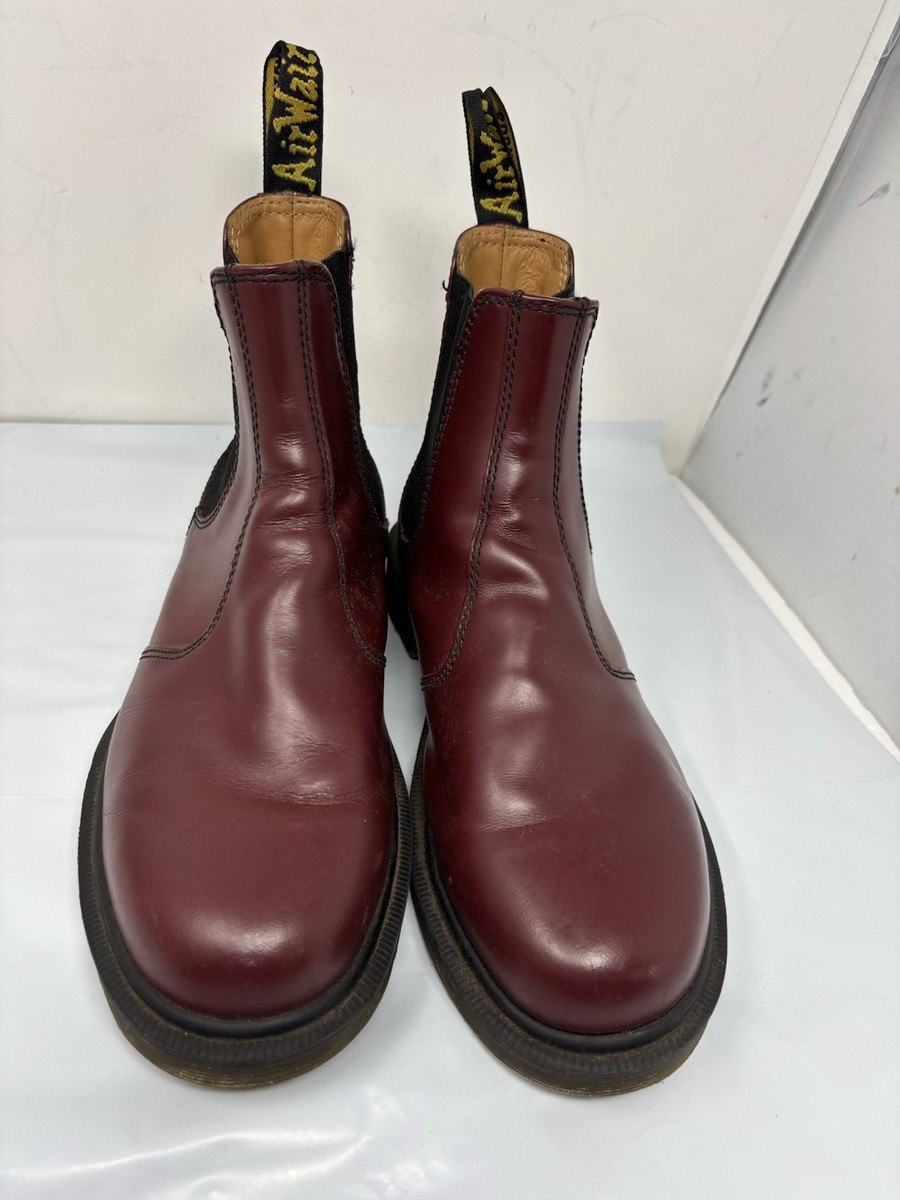 Dr. Martens 2976 Chelsea Boots Sz Mens 8 Cherry Red Leather  display picture 2