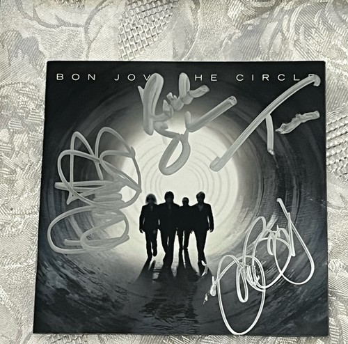 BON JOVI THE CIRCLE Hand Signed Cd Jon Torres, Bryan Sambora 2010 Photo Flyer - Bild 9 von 21