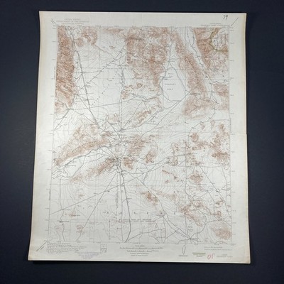 Searles Lake CA Quadrangle 1938 Topo Map California Vintage USGS