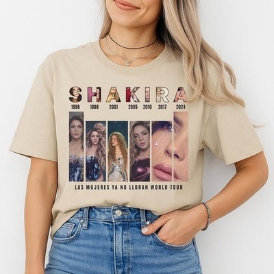 Shakira Las Mujeres World Tour Photo Graphic T shirt