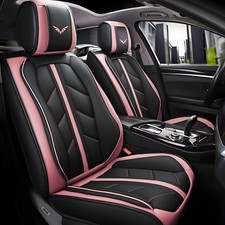 For Honda Cr-v Accord Civic Car Seat Cover Pu Leather 5-seat Assorted Pink Women For Honda Cr-v Accord Civic Car Seat Cover Pu Leather 5-seat Assorted Pink Women