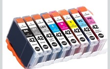 8 PK Premium Ink Cartridges for Canon CLI-42 Pixma Pro-100 Pro 100 Printer