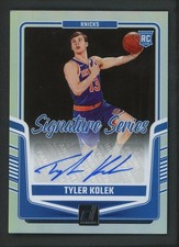 2024-25 TYLER KOLEK AUTO PANINI DONRUSS SIGNATURE SERIES AUTOGRAPHS (read) RC