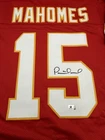 Patrick Mahomes Signed #15 Kansas City Chiefs NFL Jersey GA COA MVP SB Champ
