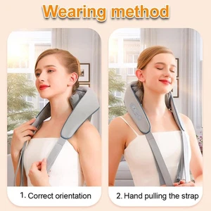 Neck Massager with Heat, 3D Shiatsu