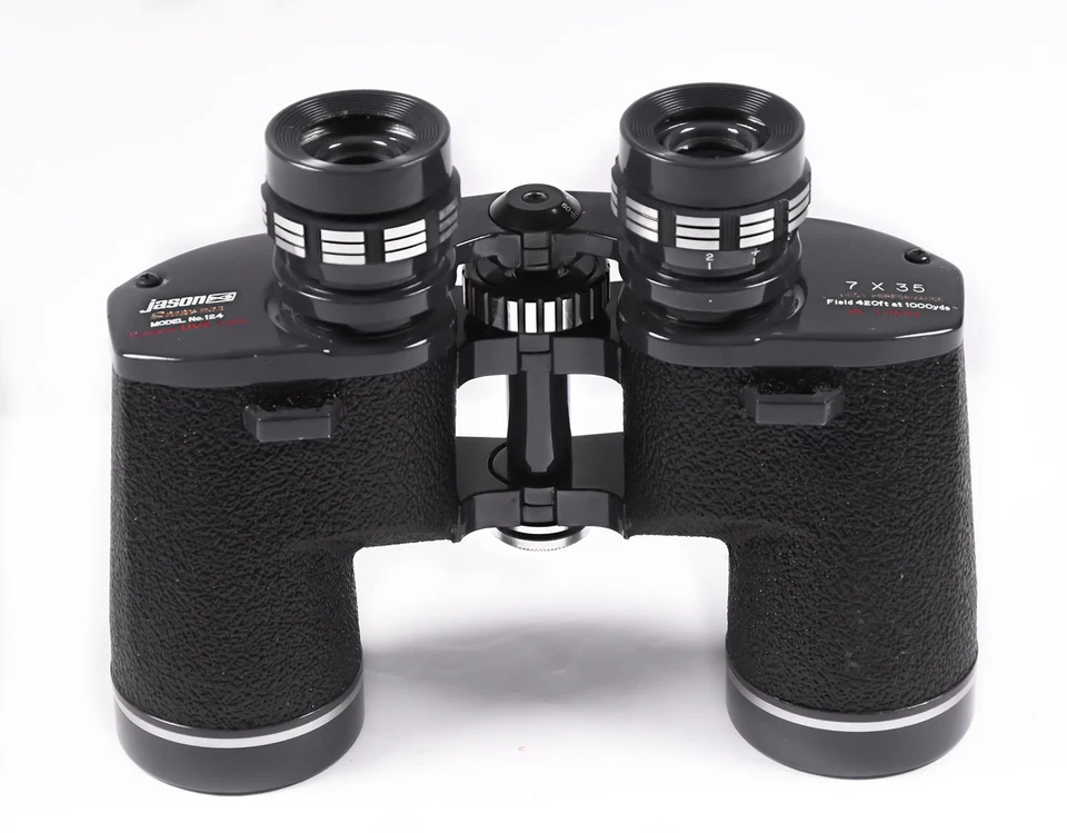 Бинокль JASON States Man No 124, 7x35 в футляре, сделано в Японии - Изображение 3 из 4