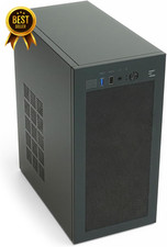CUBIX Mini Tower Micro ATX ITX PC Case Steel SFF USB 3.0 80mm Fan ATX PSU Black