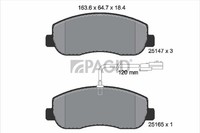 Pagid Bremsbelagsatz Scheibenbremse T1969N FüR Opel Movano X62 Bus Cdti FWD RWD