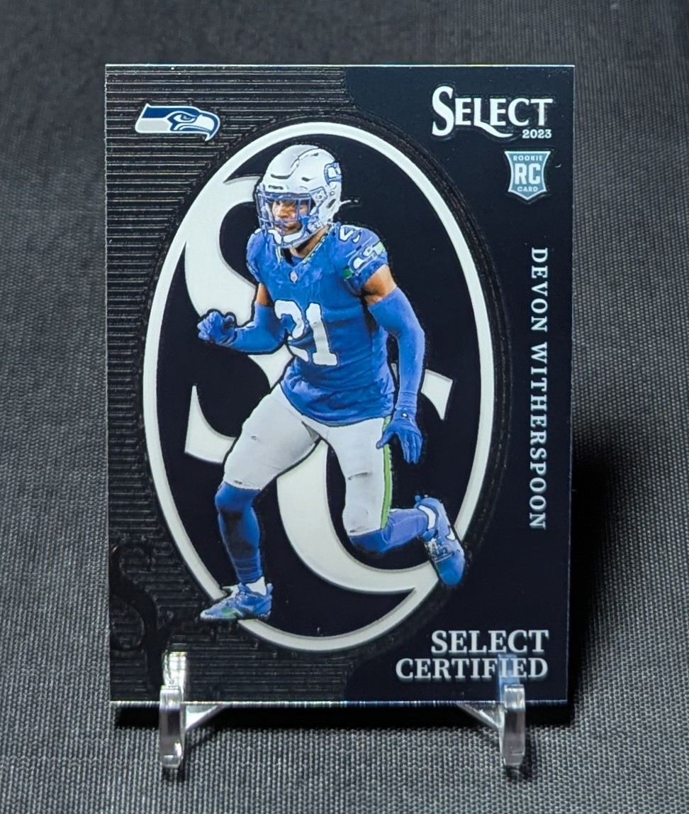 Devon Witherspoon Certified Rookie RC 2023 Panini Select Card #CRO-DWI Seahawks
