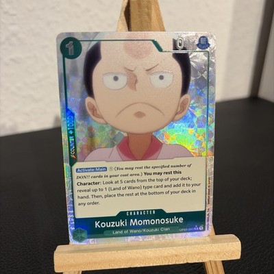 One Piece TCG   Kouzuki Momonosuke OP01-041   Near Mint   Original Bandai