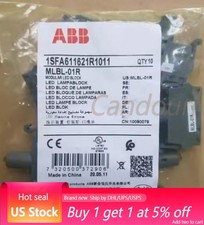 1pcs ABB push button switch lampholder MLBL-01R 24VAC/DC US Free TAX