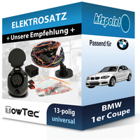 Towtec E-Satz 13Polig Universell Passend für BMW 1Er Coupe NEU