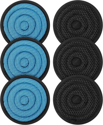 Hard Hat Top Pad Cooling Liner Inserts Washable Helmet Cushion 6PK Blue