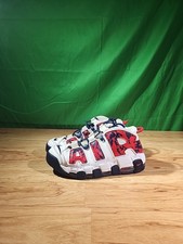 Nike Air More Uptempo Red Navy Camo for Sale | Authenticity