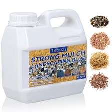 Mulch and Rock Glue, Concentrated Rock Glue for Landscaping, Secure Covering ...