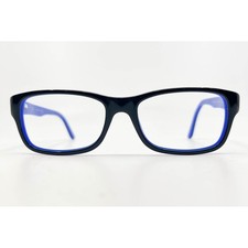 Ray-Ban RB5268 5179 Black Blue Rectangular Eyeglasses Frames 52-17-135