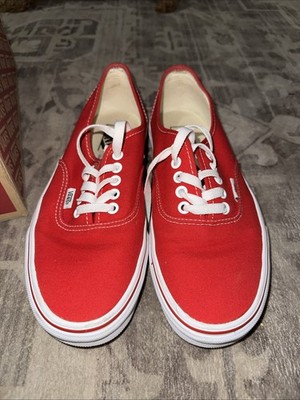 Size 8.5 - Vans Authentic Red - VN000EE3RED OG ALL - Pre Owned Great Condition