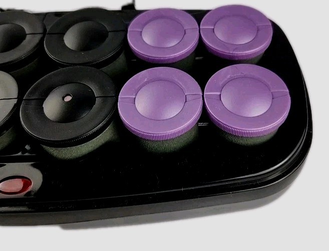 Conair Heat Waves Hot Rollers Curlers 12 Large Jumbo Rollers CHV14JXRSAM No Clip