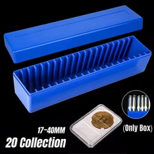 Coin Storage Box Display Collection Case for 20 PCGS NGC PCCB ANACS Slabs Holder
