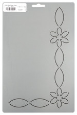 Quilting Stencil Star Flower Border 2" Leaf Chain Floral Quilt Pattern Template
