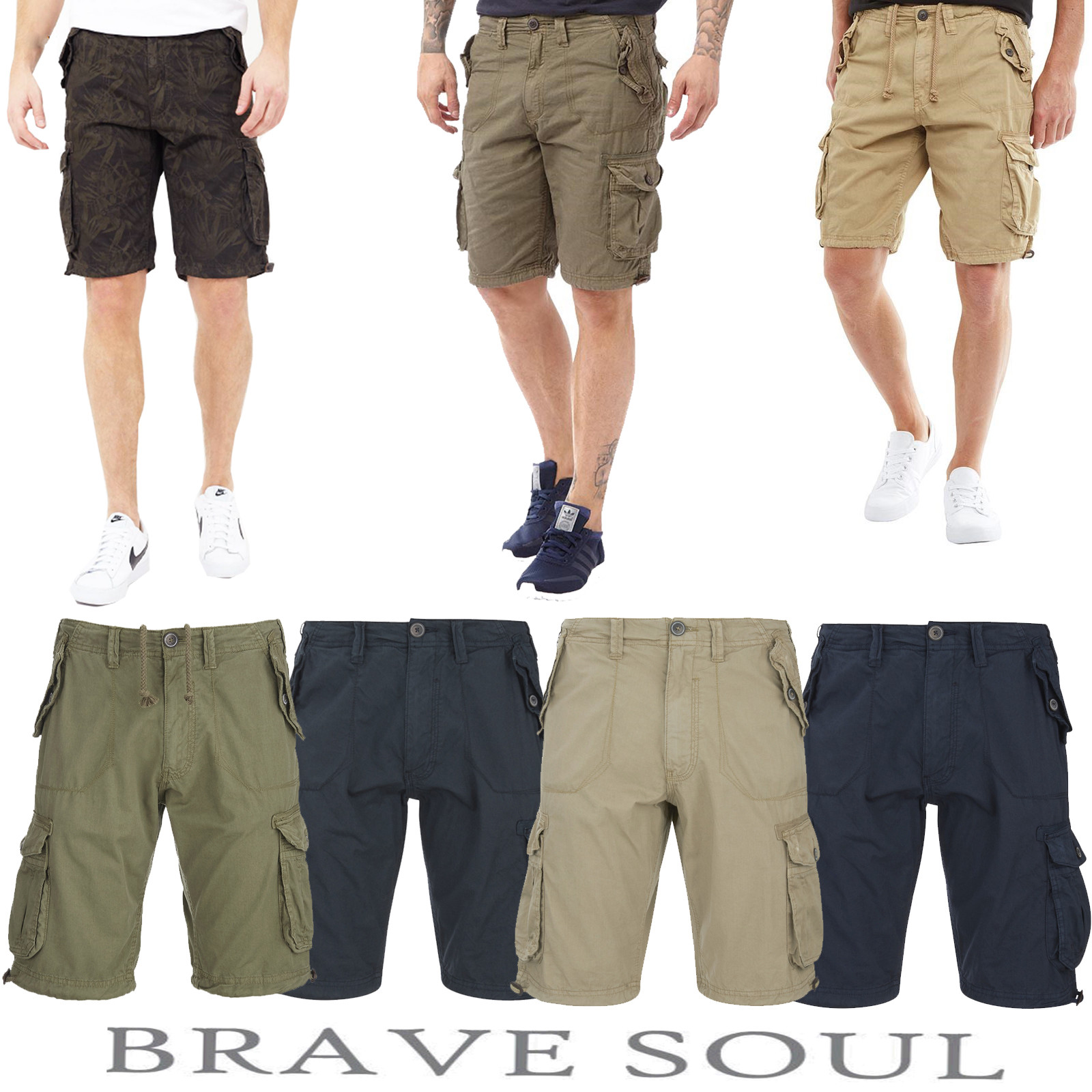 brave soul cargo shorts