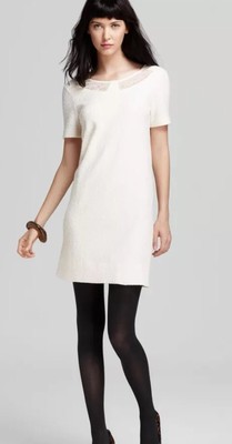 NWT Marc By Marc Jacobs Cream Wool Dress With Lace. Size M | eBay