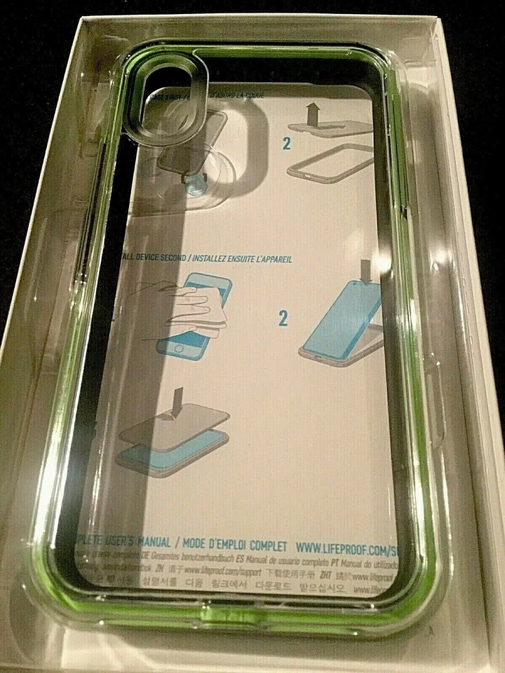 Funda sin pantalla Apple iPhone X/Xs LifeProof serie SLAM (color-flash nocturno) Foto 3 de 4