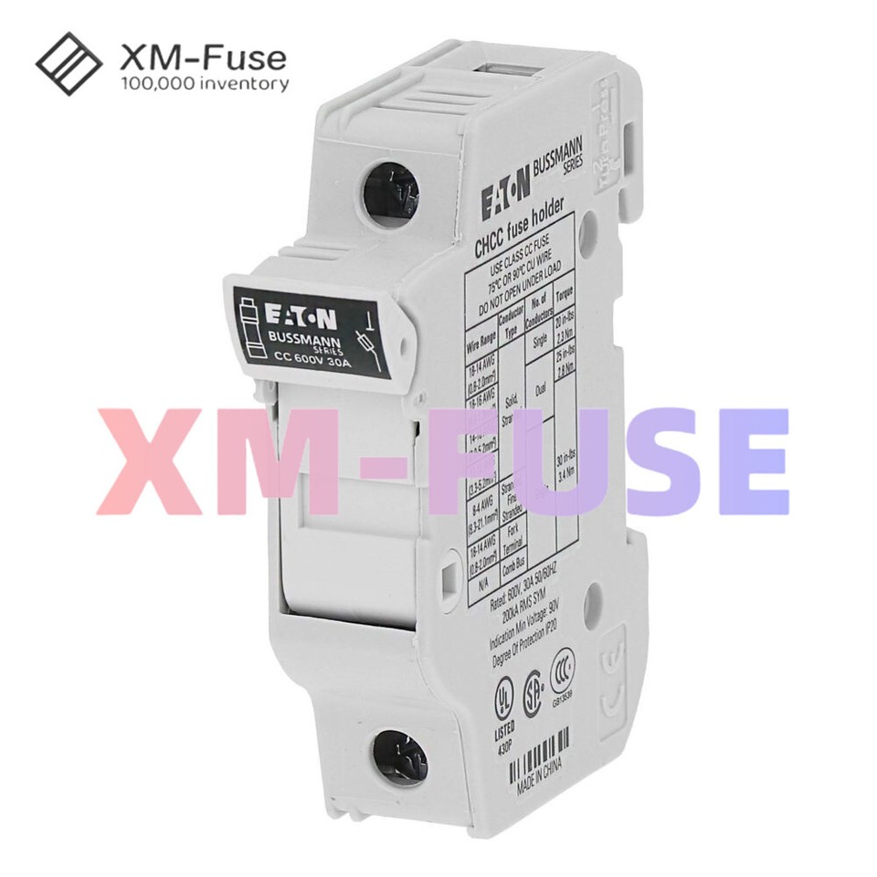 1PC ORIGINAL Bussmann CHCC1DU 30A 600V Fuse Holder eBay
