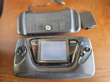 Sega Game Gear With Detachable Battery Pack Power On For Parts
