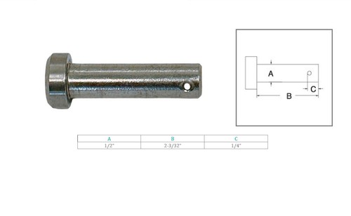 Marine Boat 316 Stainless Steel Clevis Pin Round Pin Hitch Yacht Sailing - Picture 8 of 12