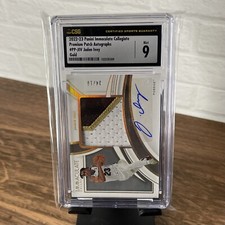 JADEN IVEY RPA 2022-23 Immaculate Collegiate Premium Patch Auto Gold 4/10 CSG 9