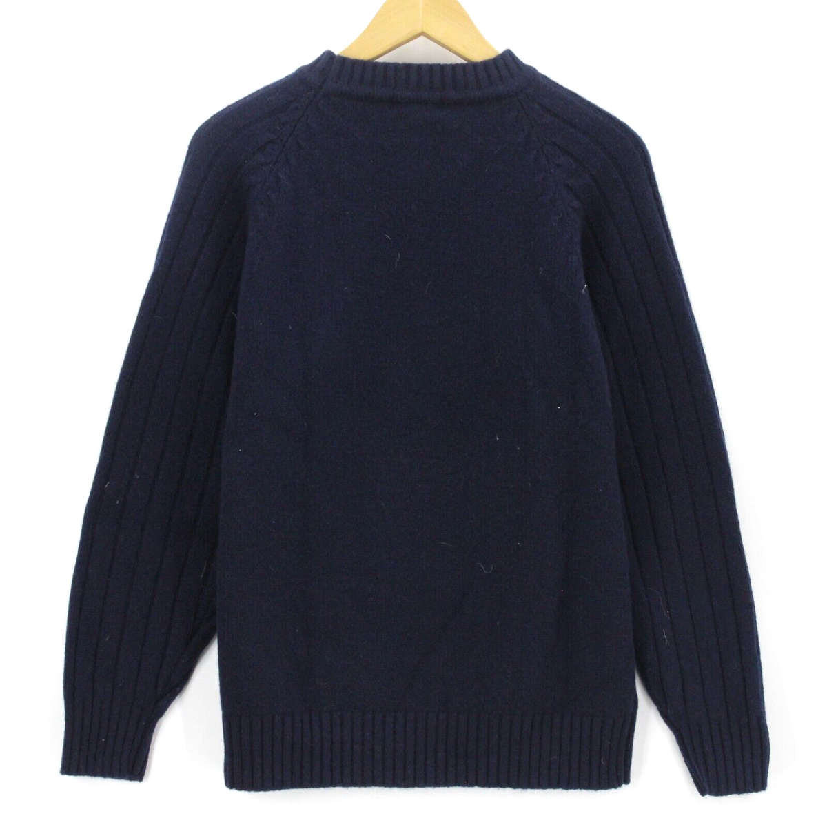 Vintage Eland Navy Blue Wool Sweater Varsity Cable Knit Wool Vintage Eland Navy Blue Wool Sweater Varsity Cable Knit Wool