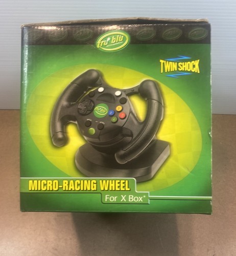 XBOX 2003 MICRO RACING WHEEL TRU BLU Microsoft Accessory | eBay