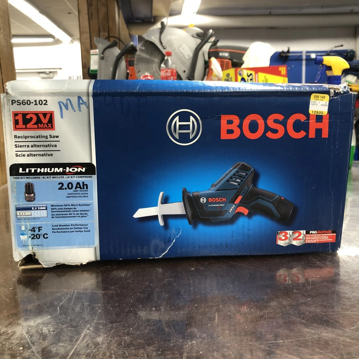 BOSCH PS60 102 12V Max Pocket Reciprocating Saw Kit eBay