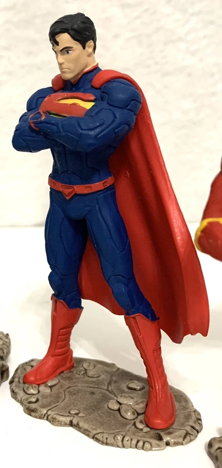 Lote de 4 figuras de acción coleccionables Schleich 2014 Justice League DC Comics Foto 4 de 4