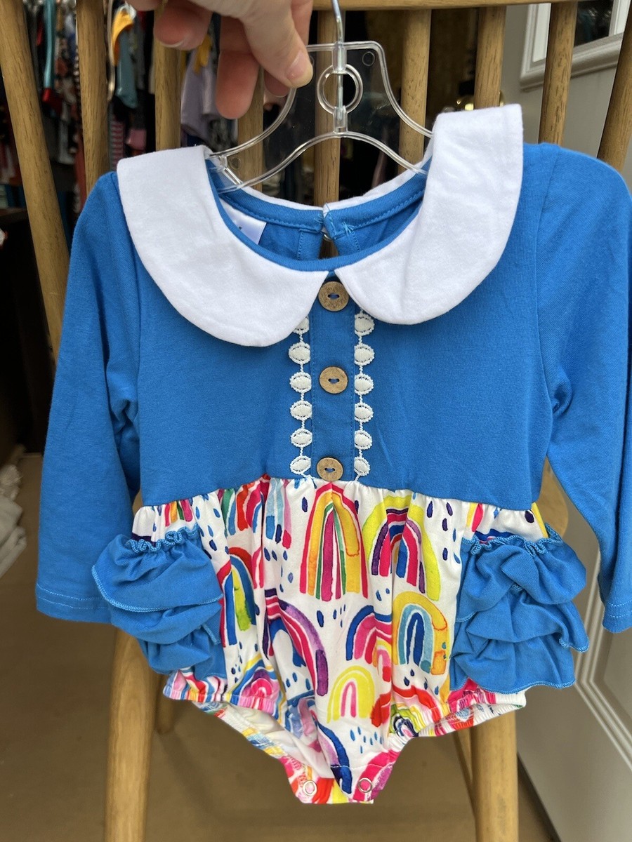 ワンピース BUBBLES BOUTIQUE cotton collar onepiece BUBBLES BOUTIQUE cotton collar onepiece Navy blue bubble texture