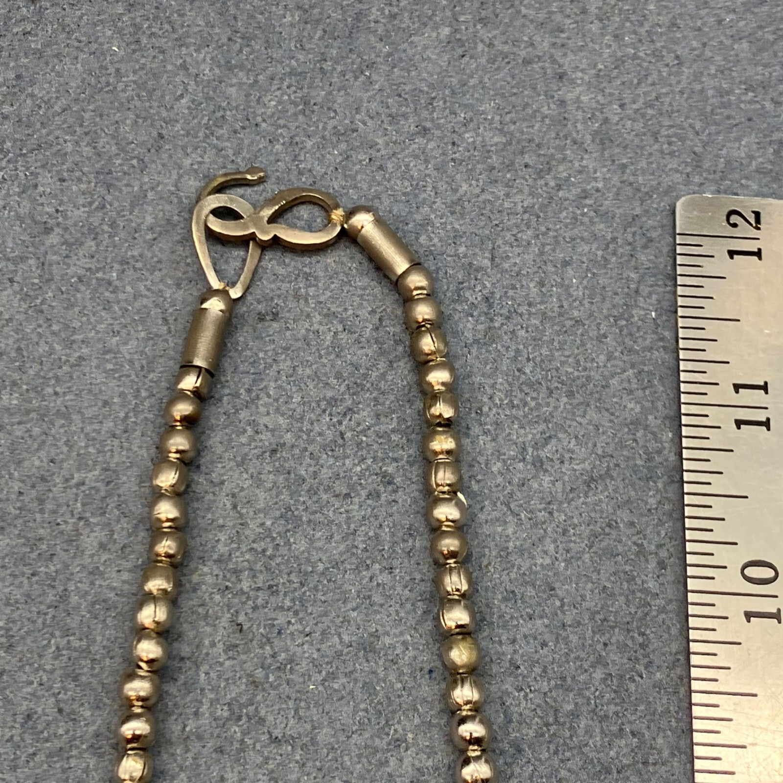 Statement Necklace Chunky Silver Black Multistran… - image 11