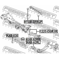Febest Lagerung Lenker Links Hinten Oben Vorne FüR Hyundai I30 Kombi KAB-A2RL