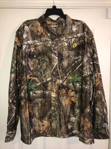 Blocker Outdoors Realtree Shield Series Terratec Camo Hunting Shirt NWT size XL - Picture 1 of 8