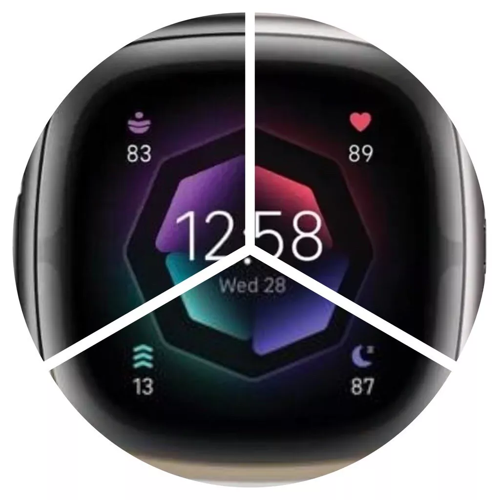 Fitbit pebble top
