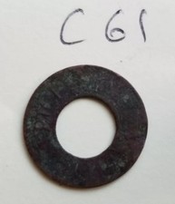 Rare and Antique Copper 1947 British India One Pice 1 Paisa Centre Hole Coin C61