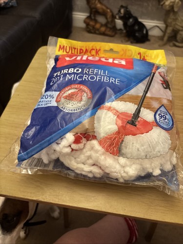 4023103198227 Spin Mop Refill Vileda Turbo 2in1 2 pc(s) VILEDA - Picture 10 of 10