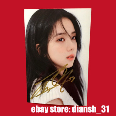 blackpink jisoo ジス　限量チェキ103枚　激レア Blackpink Jisoo Limited Autographed Hand Signed Photo 4*6 RARE K