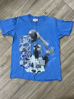 Vintage 90s Reebok Single Stitch Shaq Basketball T-Shirt in Size
