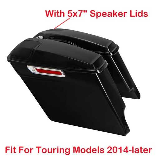 5x7" Saddlebags Lid Speaker Grills Fit For Harley Road King 14-23 18