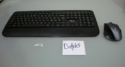 Trust Mezza Tastatur und Maus Wireless Italienisch *defekt* (K1880-R35)