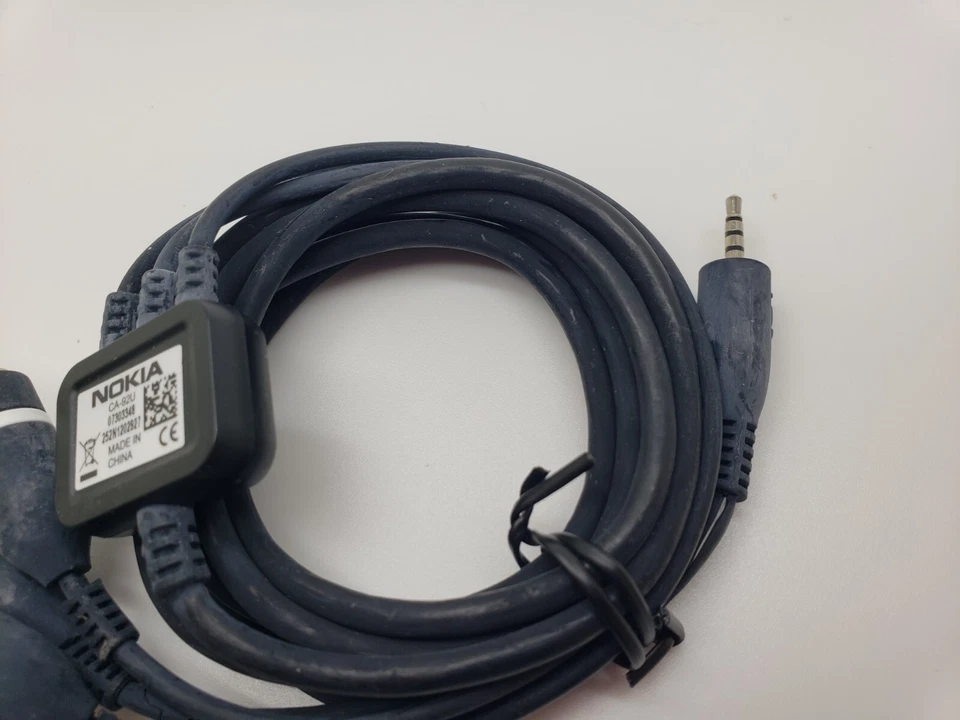 Nuovo/Vecchio Stock NOKIA CA-92U CONNETTIVITÀ TV CAVO NERO 3UKPOST - Immagine 2 di 4