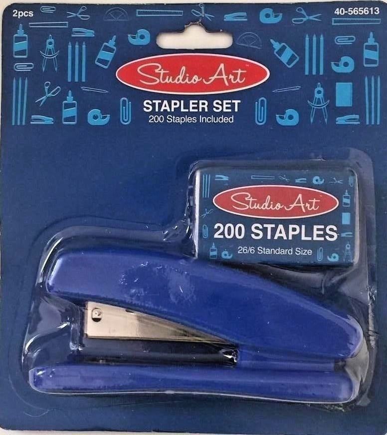 Lightweight Stapler Set, 200 Staples IncludedHome,School, Business