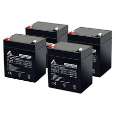 12V 5AH SLA Battery Replacement for Enduring 6-DW-5 - 4 Pack