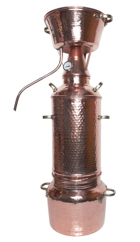 Dr. Richter 5L Alquitara mit XXL Kolonne Thermometer Destille ätherische Öle
